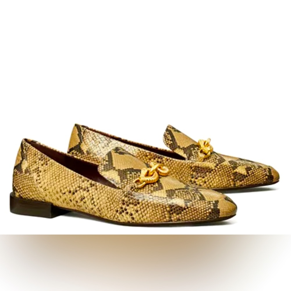 Tory Burch
Women's Jessa Classic Snake Embossed Loafers size 10.5